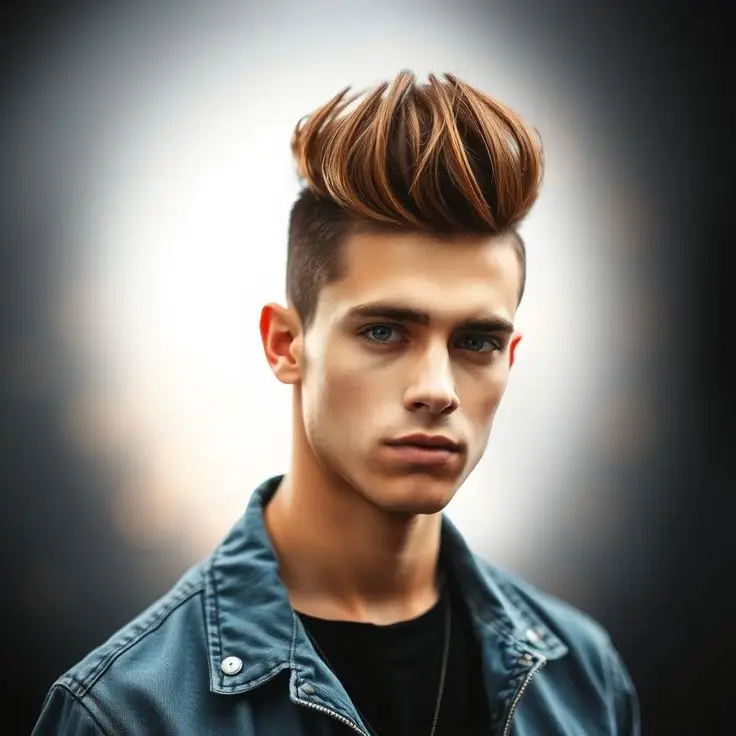 male hair cutting style